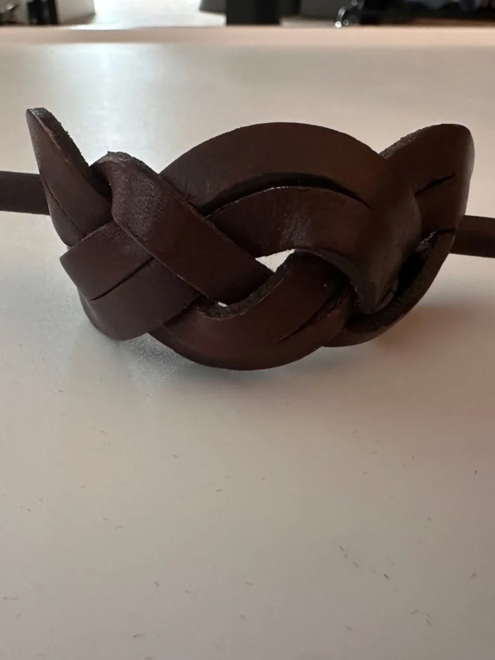 Set of 3 Leather Hair Accessories